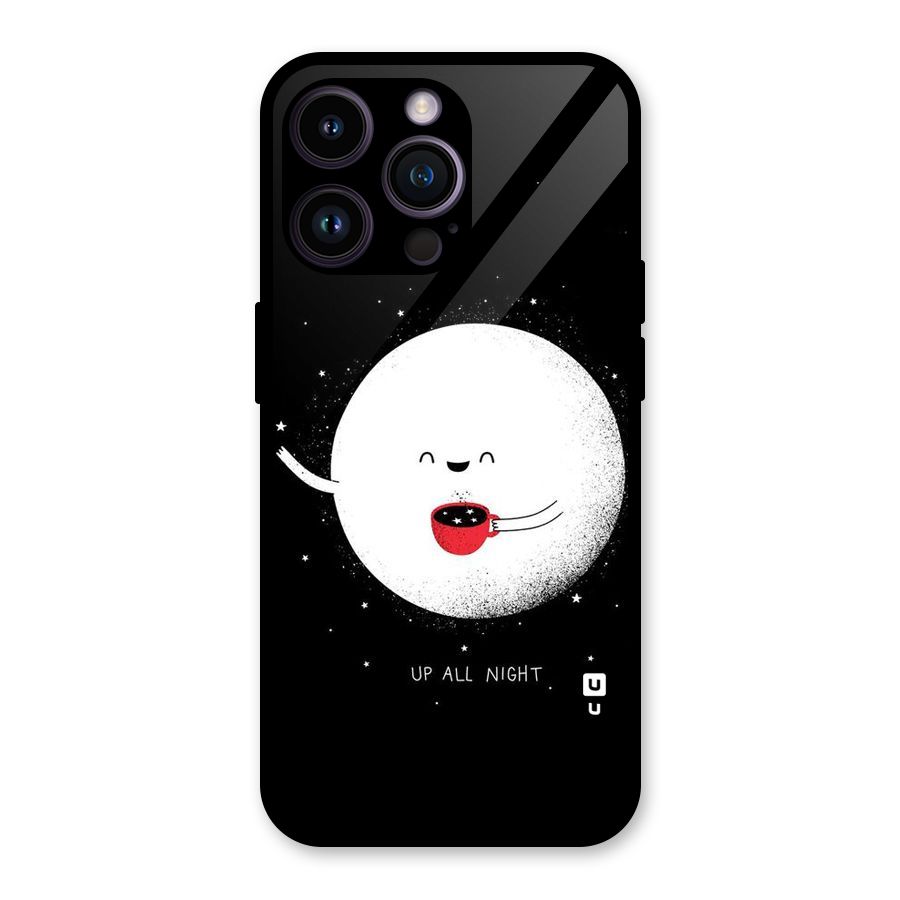 Up All Night Glass Back Case for iPhone 14 Pro Max
