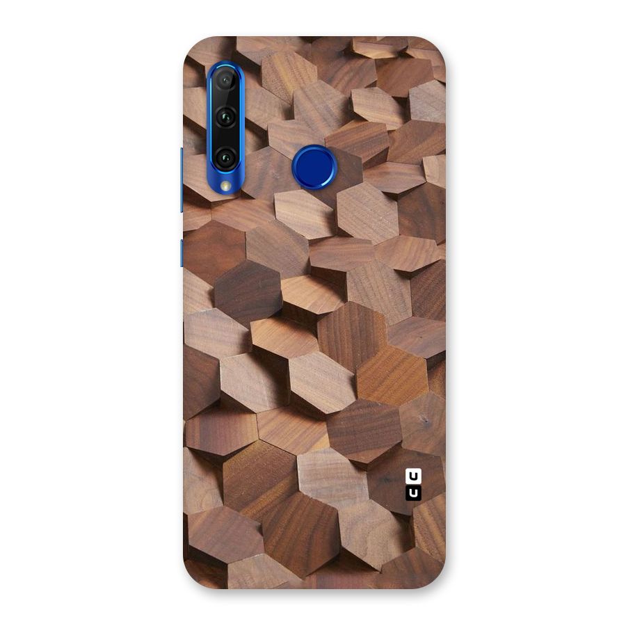 Uplifted Wood Hexagons Back Case for Honor 20i