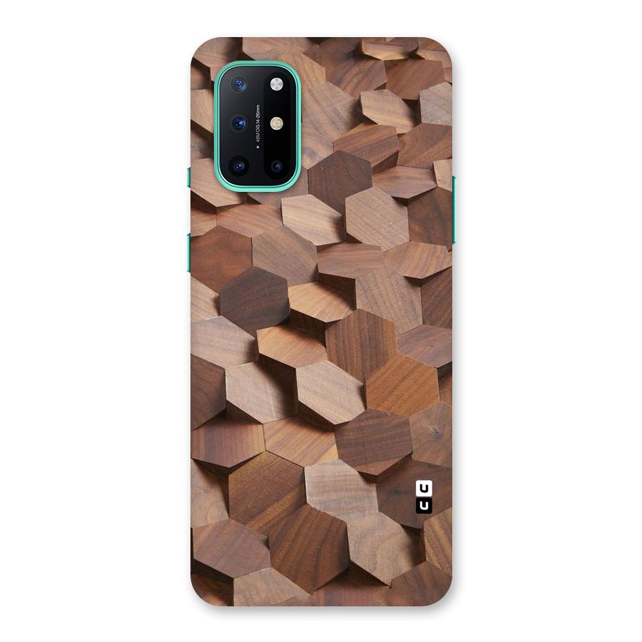 Uplifted Wood Hexagons Back Case for OnePlus 8T