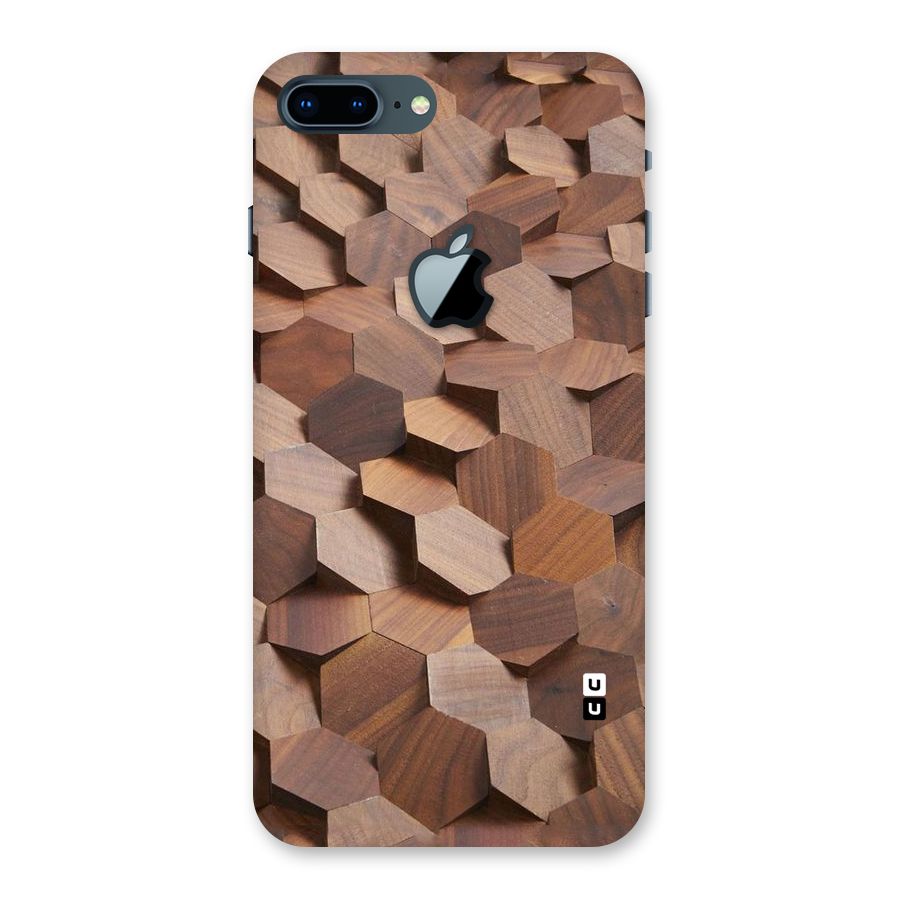Uplifted Wood Hexagons Back Case for iPhone 7 Plus Apple Cut