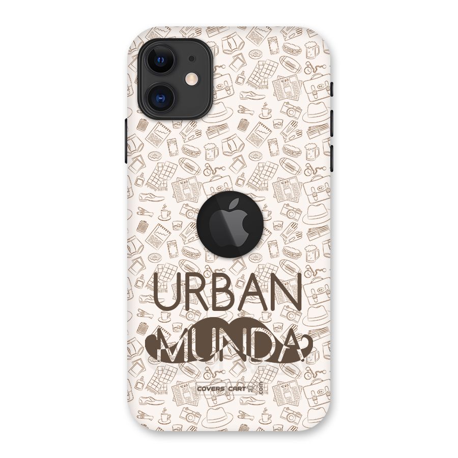 Urban Munda Back Case for iPhone 11 Logo Cut