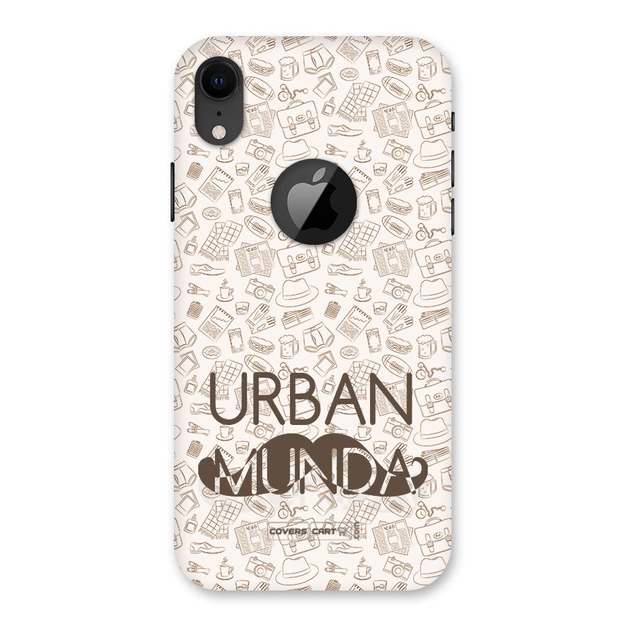 Urban Munda Back Case for iPhone XR Logo Cut