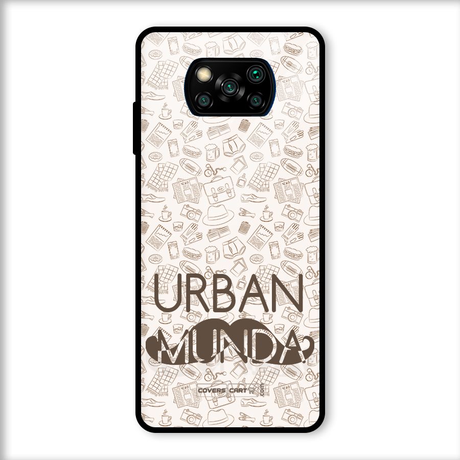 Urban Munda Glass Back Case for Poco X3