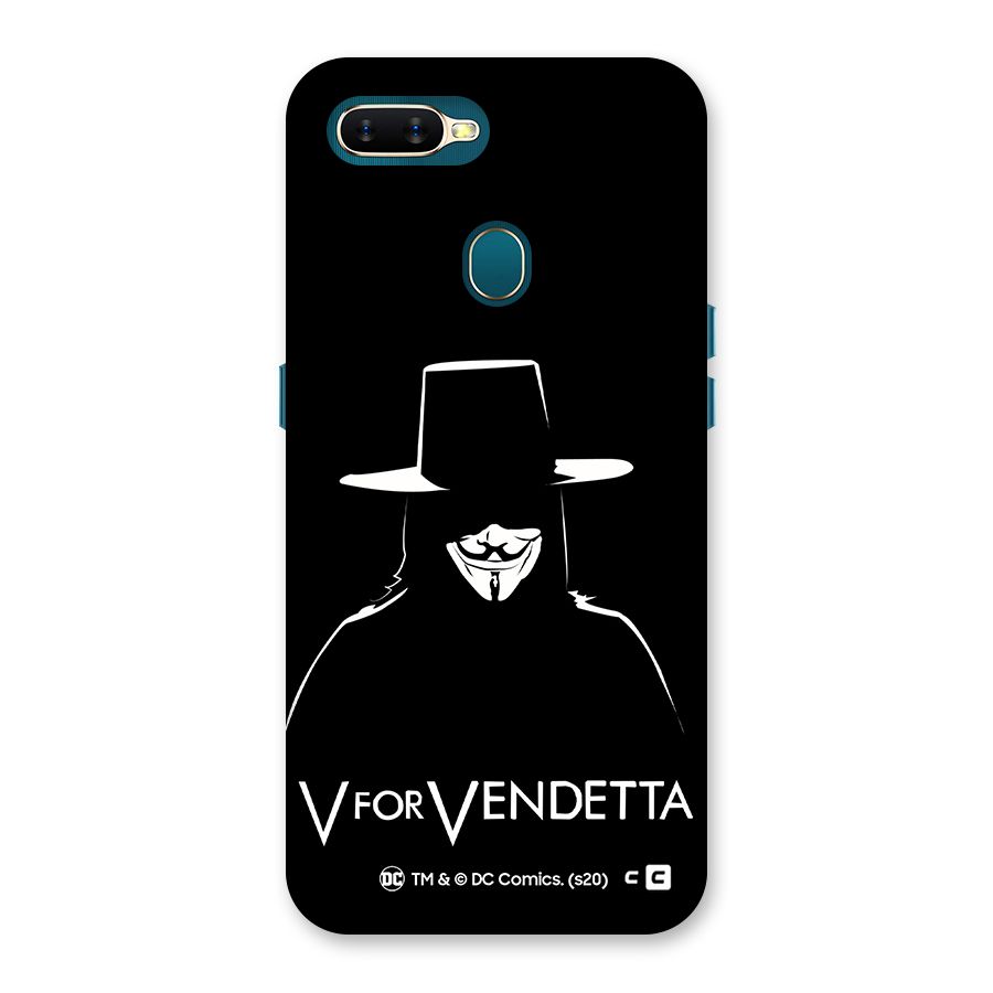 V for Vendetta Minimal Back Case for Oppo A11k