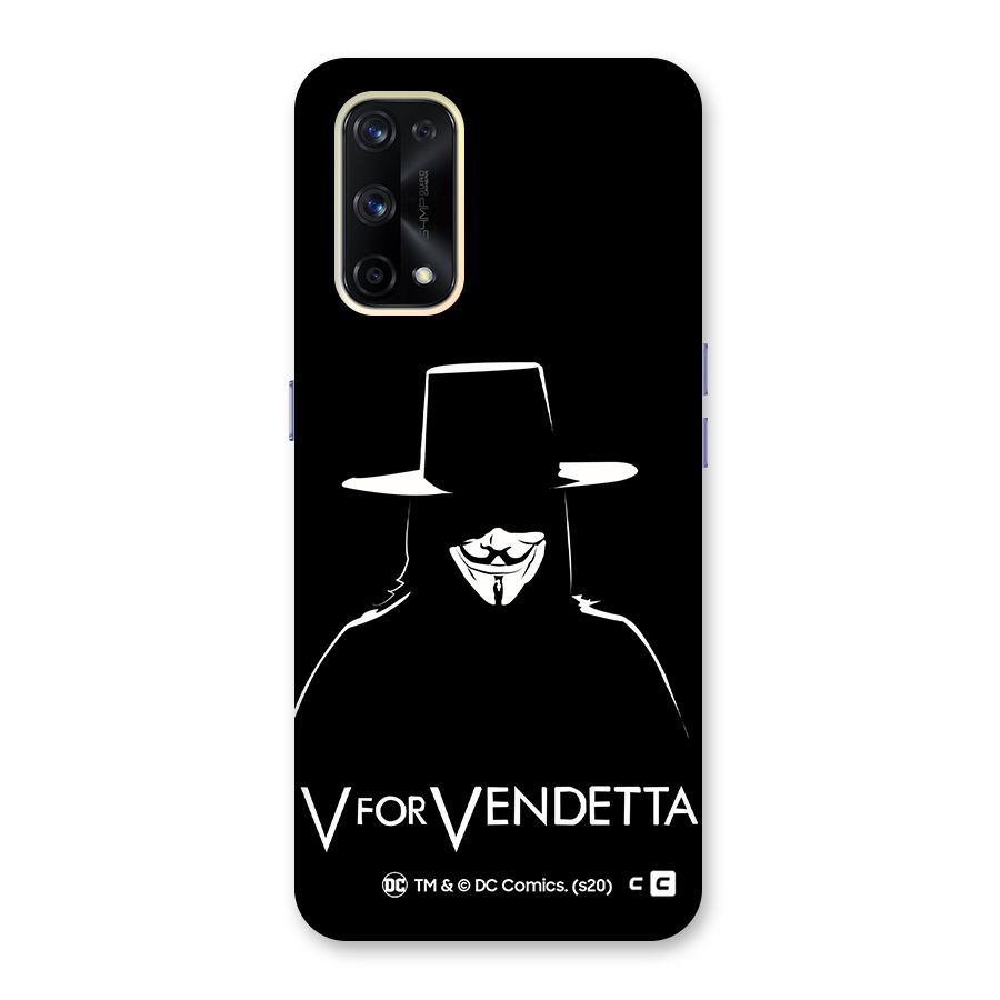 V for Vendetta Minimal Glass Back Case for Realme X7 Pro