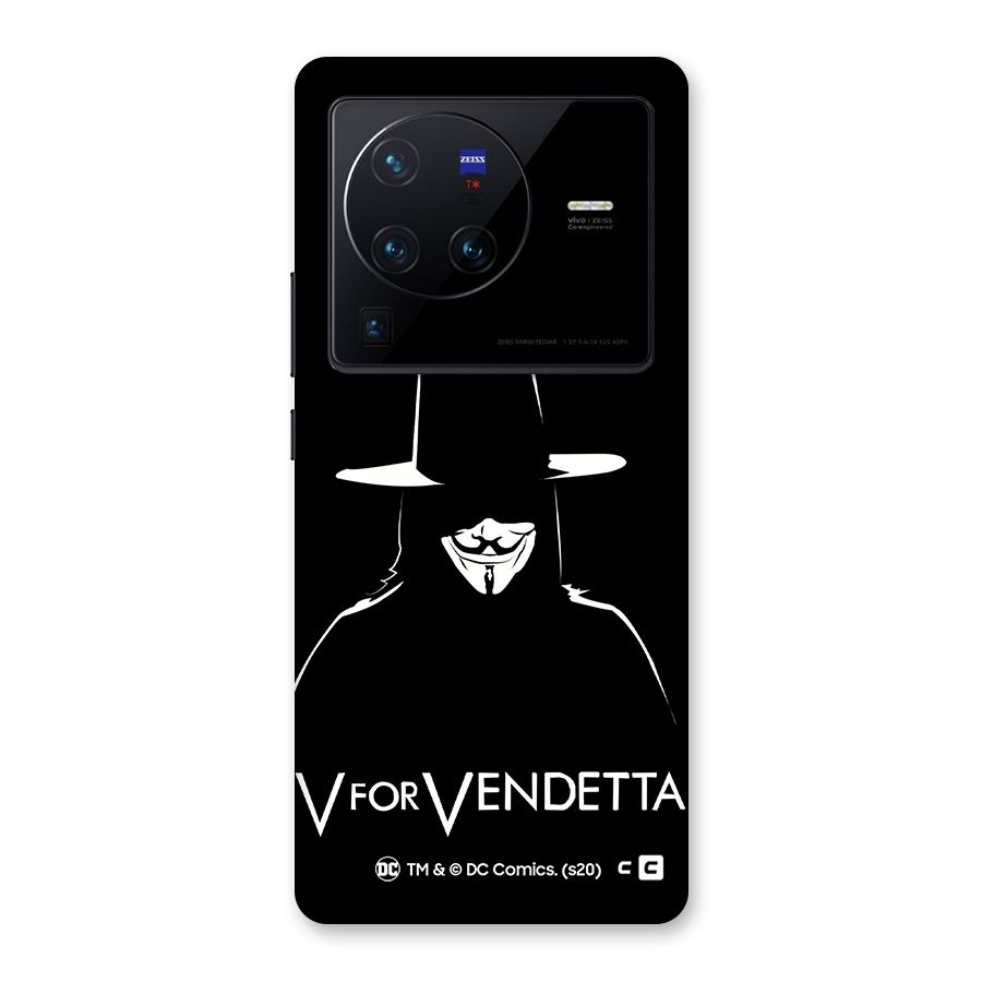 V for Vendetta Minimal Back Case for Vivo X80 Pro