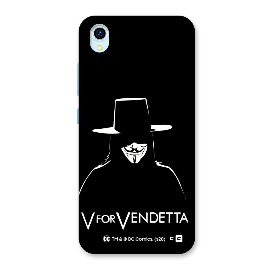 V for Vendetta Minimal Back Case for Vivo Y1s