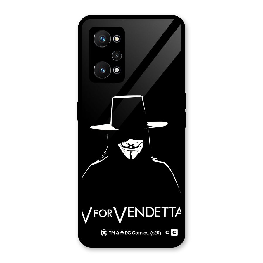 V for Vendetta Minimal Glass Back Case for Realme GT Neo 3T