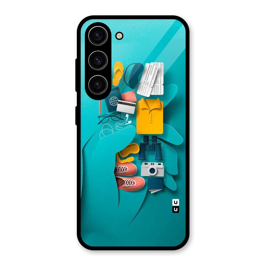 Vacay Vibes Glass Back Case for Galaxy S23