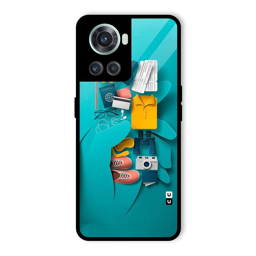 Vacay Vibes Glass Back Case for OnePlus 10R