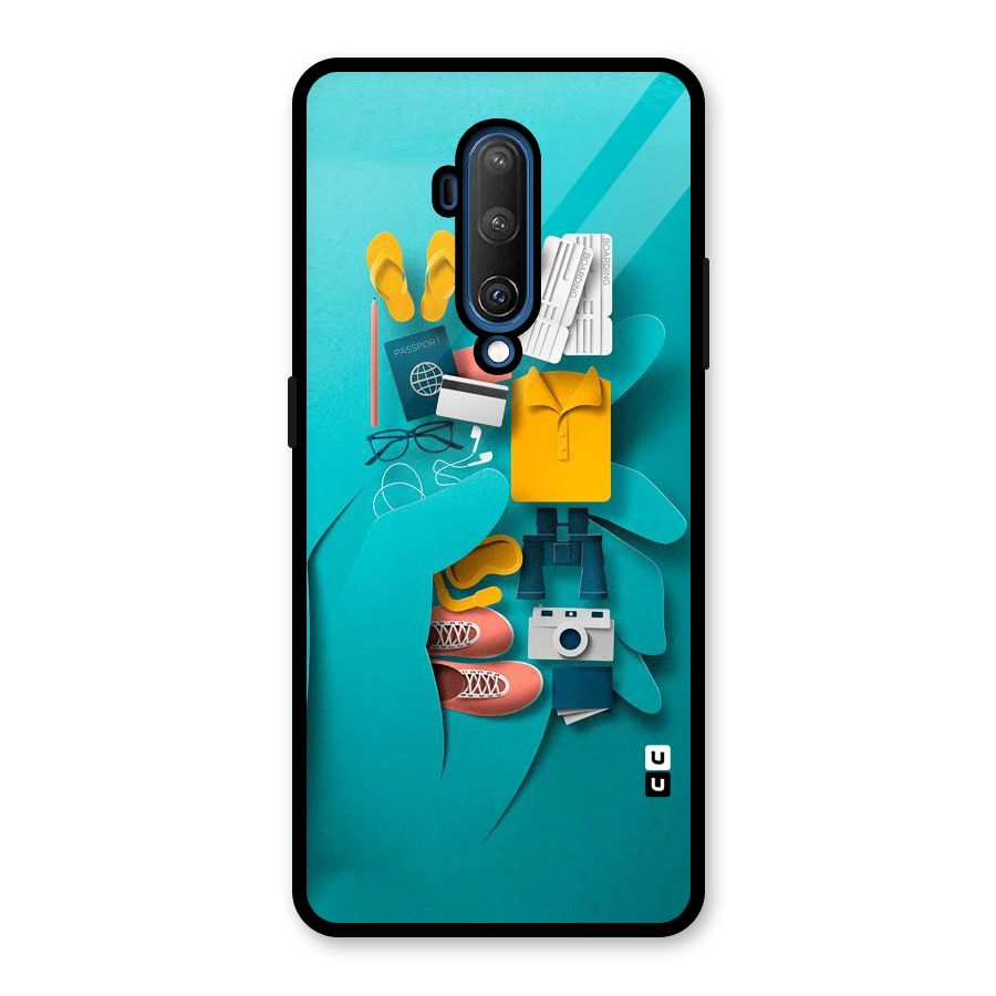Vacay Vibes Glass Back Case for OnePlus 7T Pro