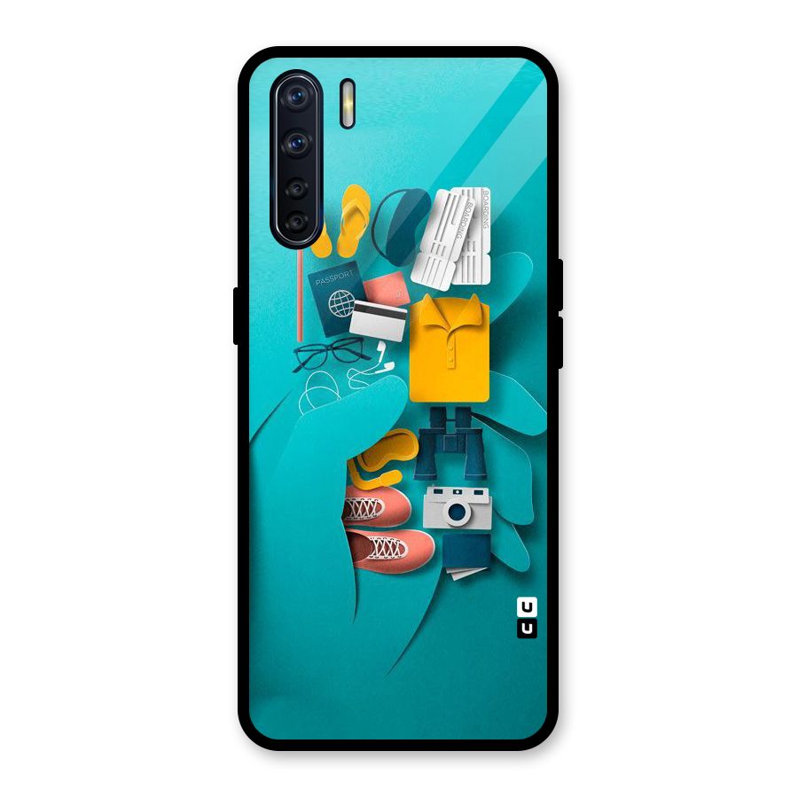 Vacay Vibes Glass Back Case for Oppo F15
