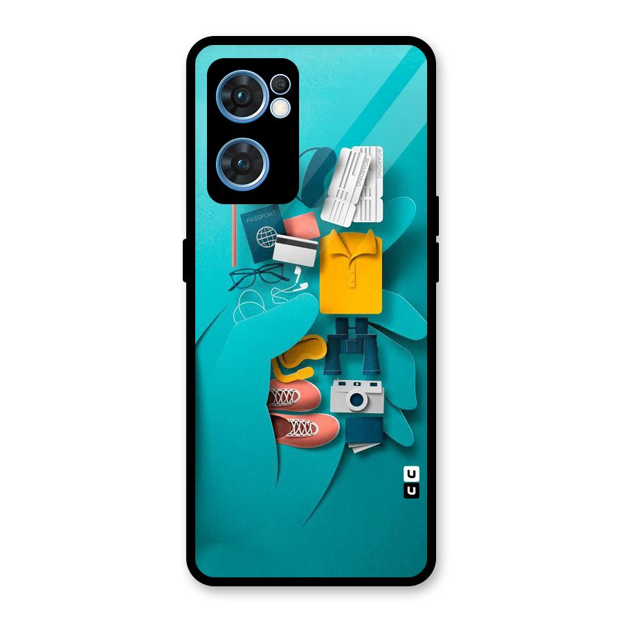Vacay Vibes Glass Back Case for Oppo Reno7 5G