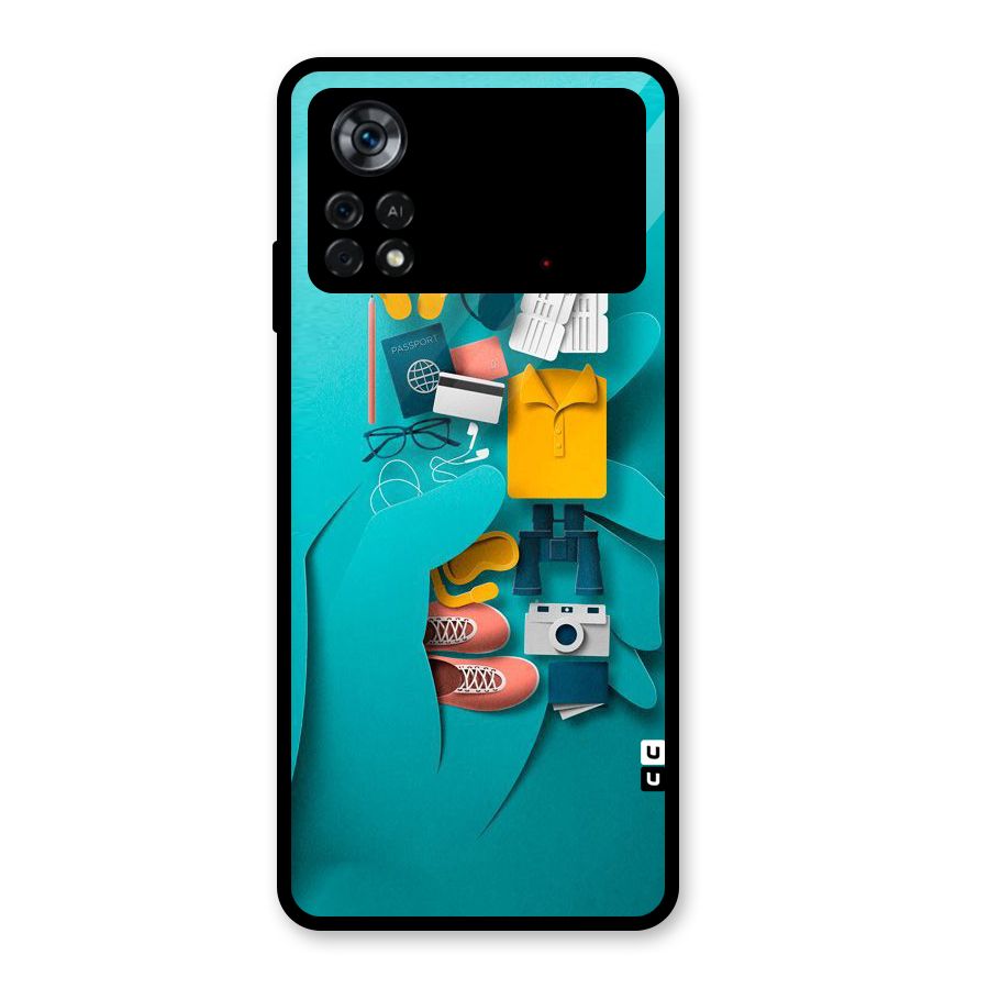 Vacay Vibes Glass Back Case for Poco X4 Pro 5G