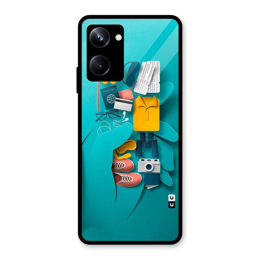 Vacay Vibes Glass Back Case for Realme 10 Pro