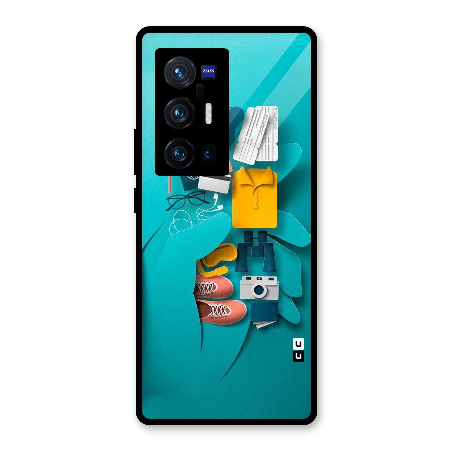 Vacay Vibes Glass Back Case for Vivo X70 Pro Plus