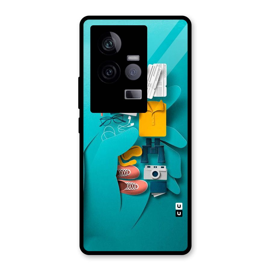 Vacay Vibes Glass Back Case for Vivo iQOO 11 5G