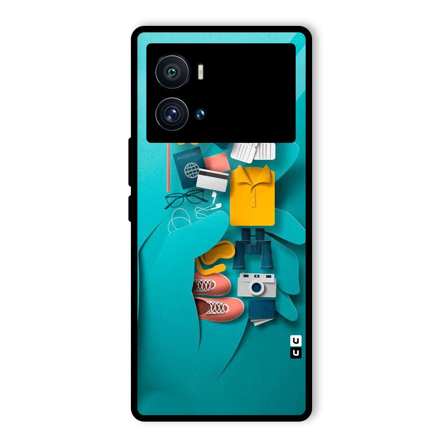 Vacay Vibes Glass Back Case for Vivo iQOO 9 Pro