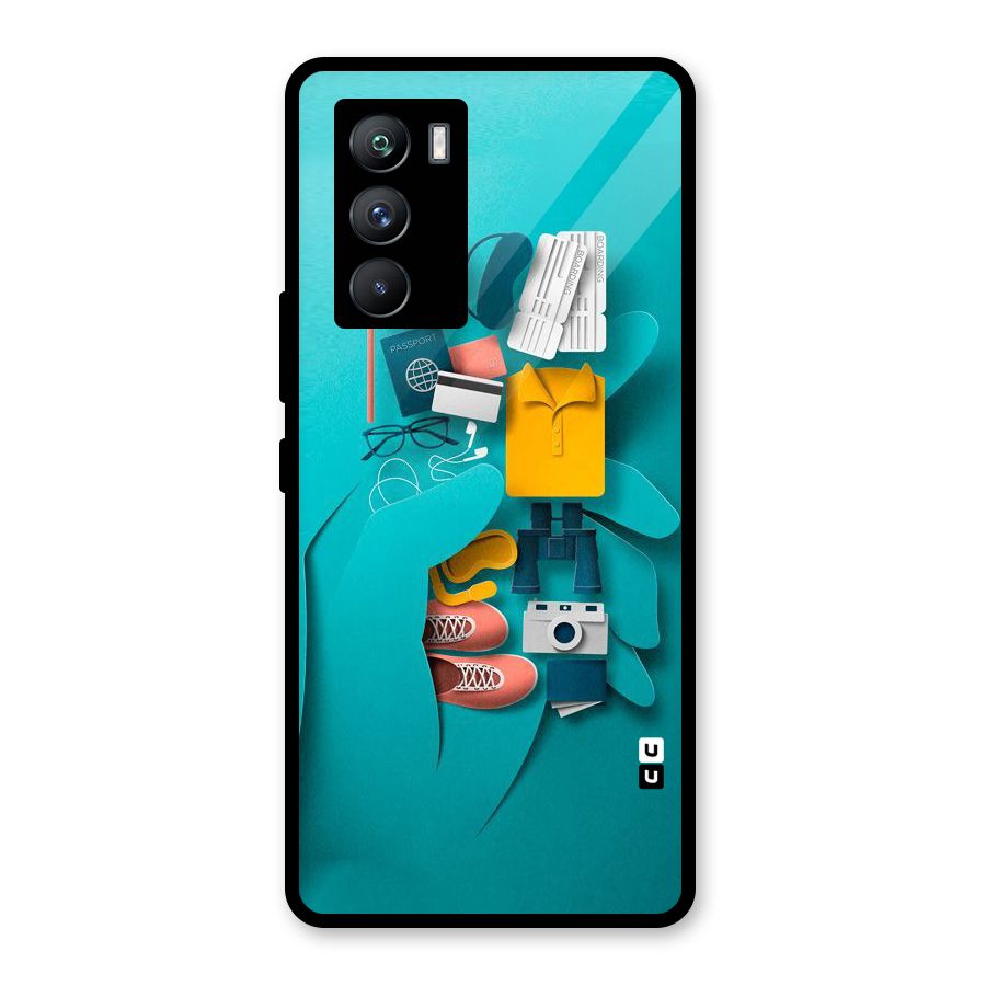 Vacay Vibes Glass Back Case for Vivo iQOO 9 SE