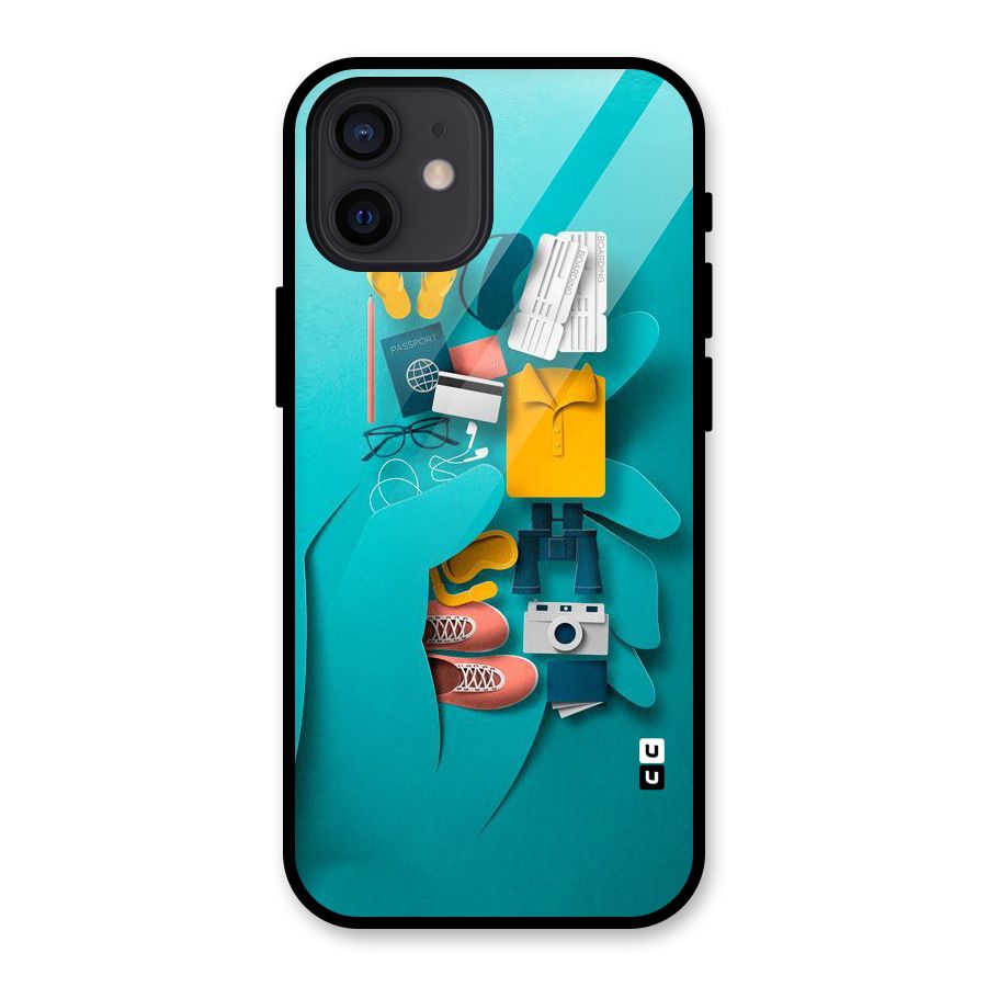Vacay Vibes Glass Back Case for iPhone 12