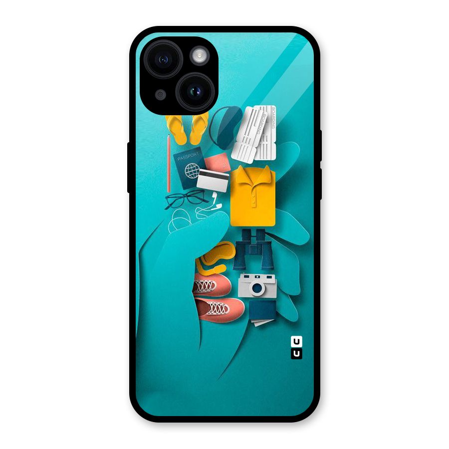 Vacay Vibes Glass Back Case for iPhone 14