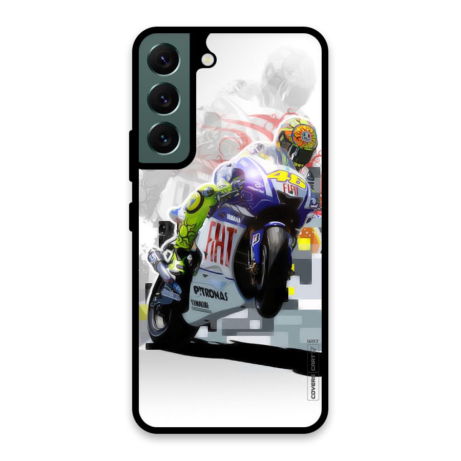 Valentino Rossi Glass Back Case for Galaxy S22 5G