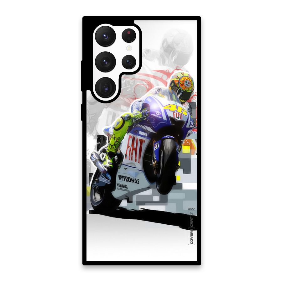 Valentino Rossi Glass Back Case for Galaxy S22 Ultra 5G