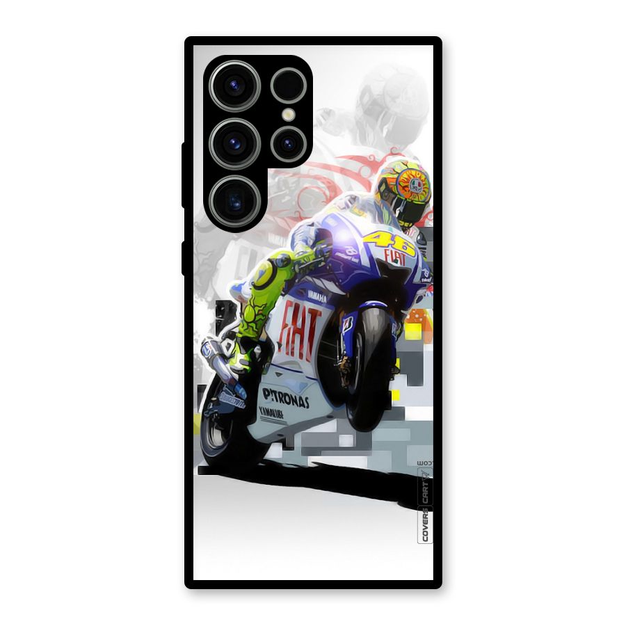 Valentino Rossi Glass Back Case for Galaxy S23 Ultra