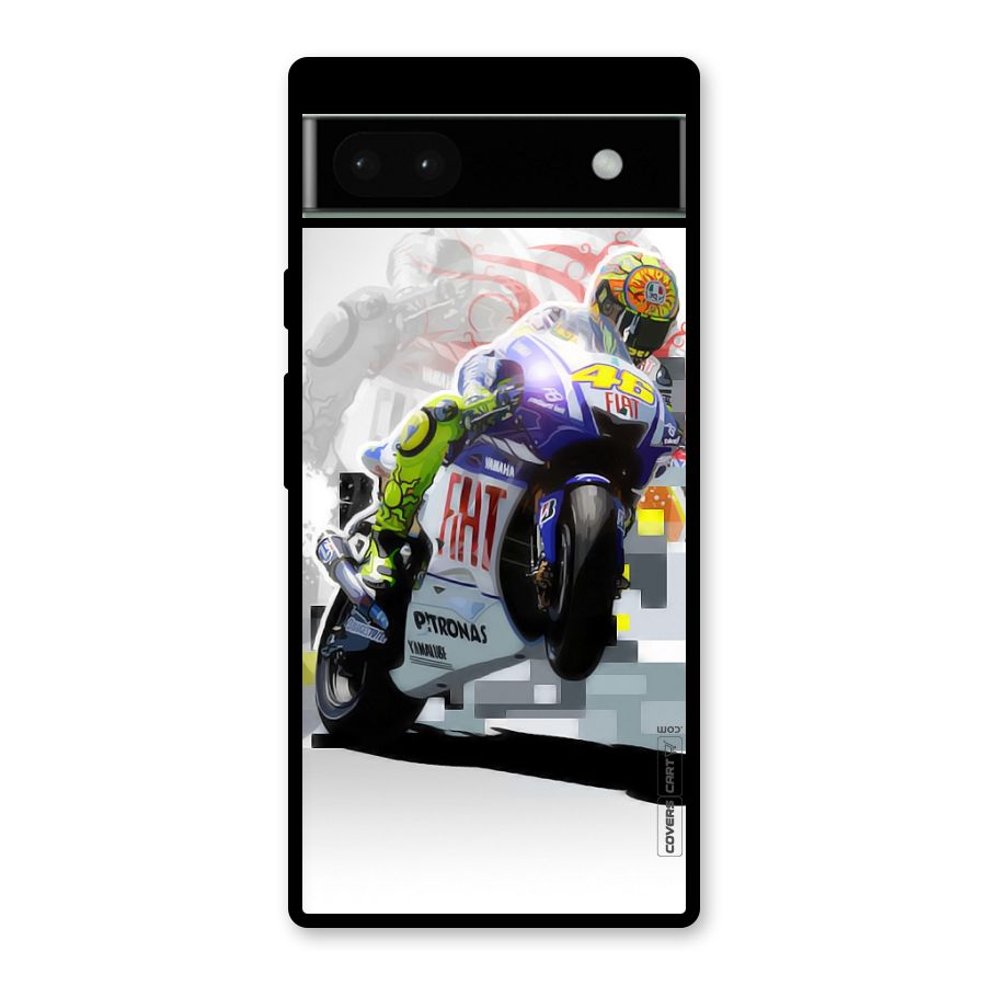 Valentino Rossi Glass Back Case for Google Pixel 6a