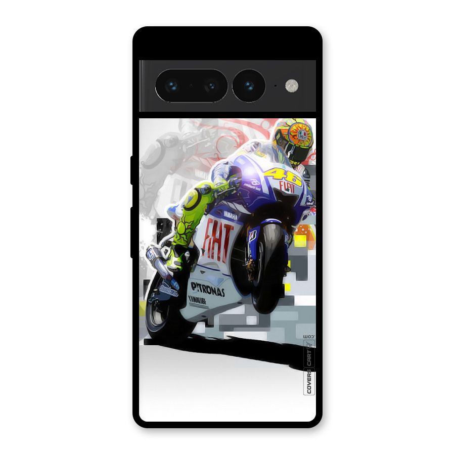 Valentino Rossi Glass Back Case for Google Pixel 7 Pro