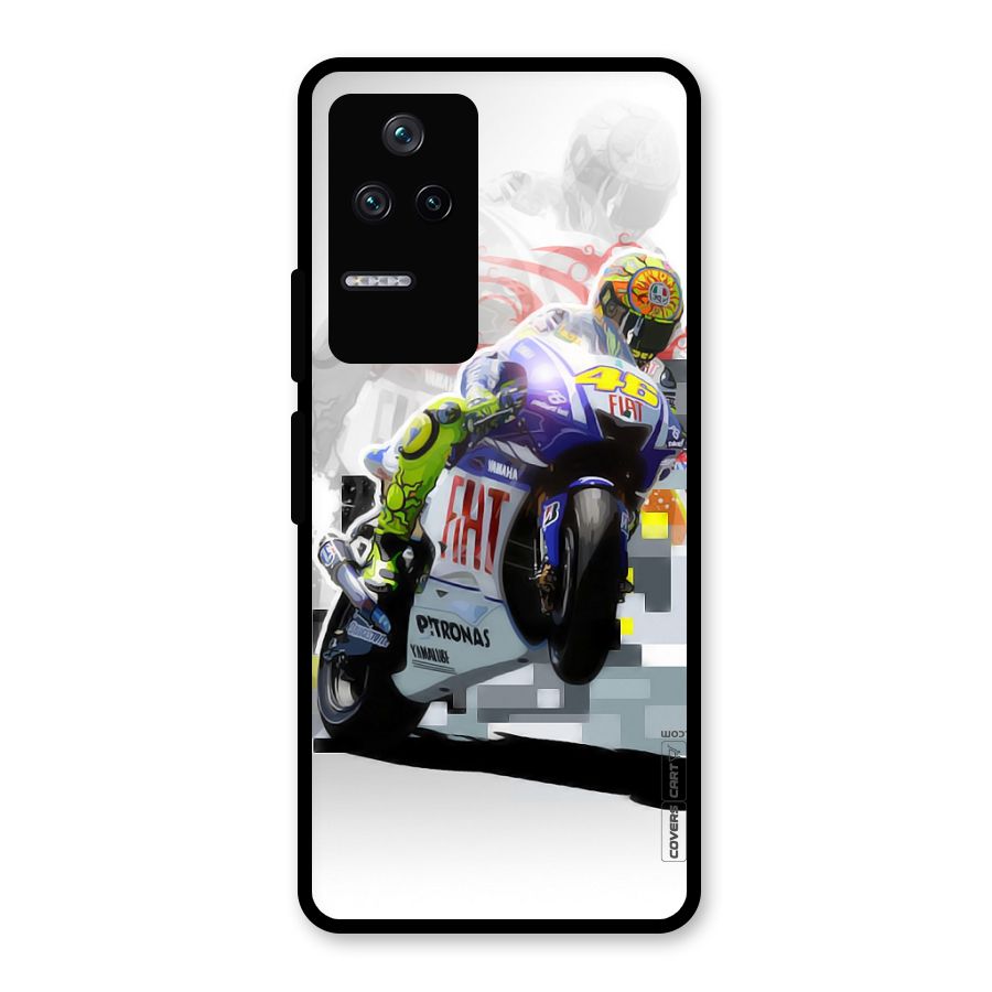 Valentino Rossi Glass Back Case for Poco F4 5G