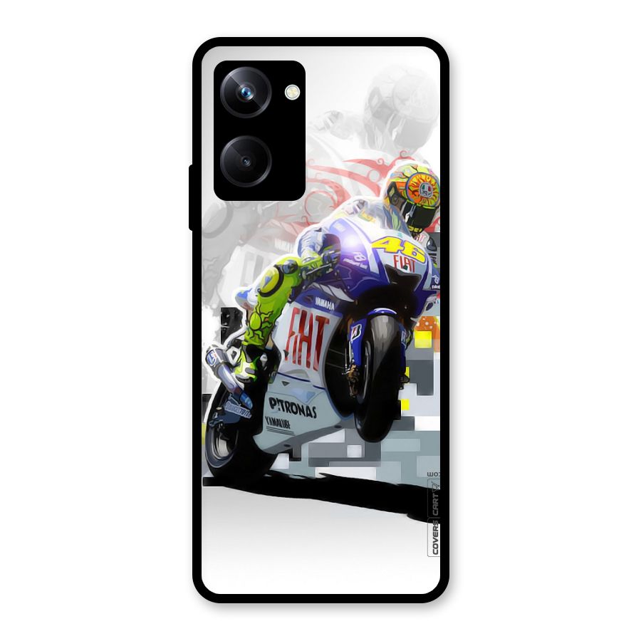 Valentino Rossi Glass Back Case for Realme 10 Pro