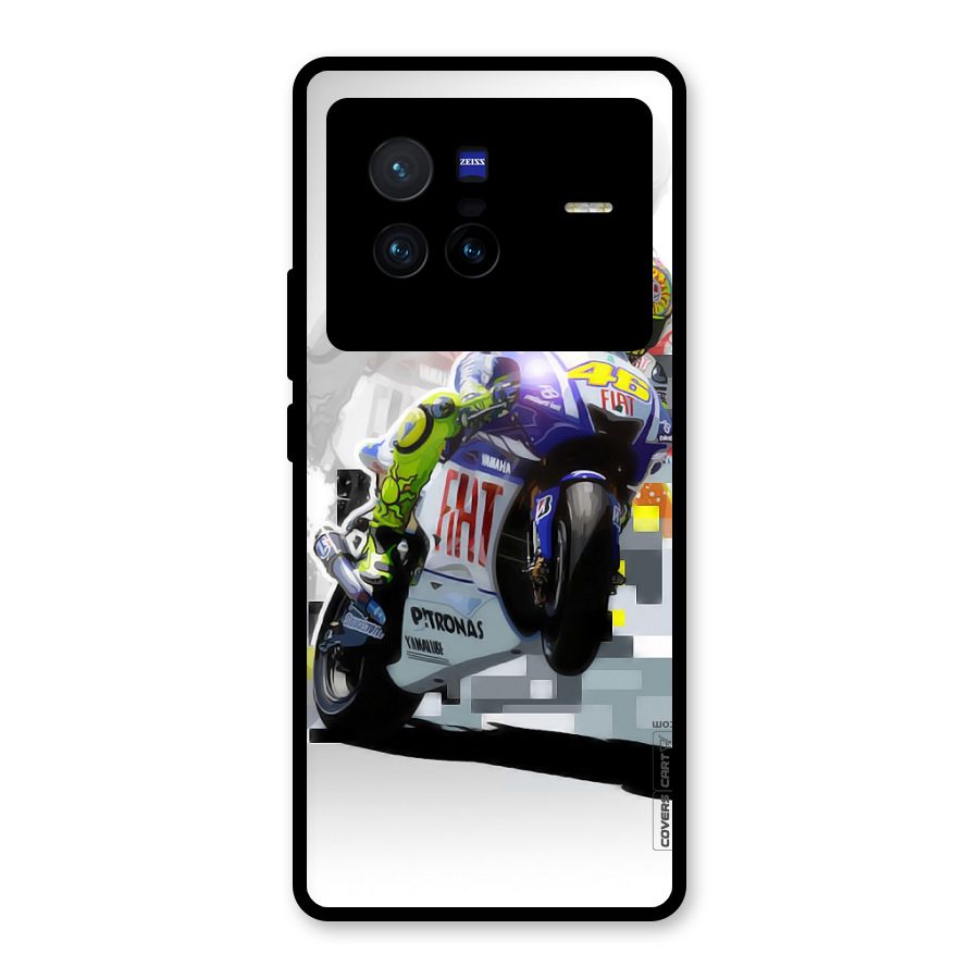 Valentino Rossi Glass Back Case for Vivo X80