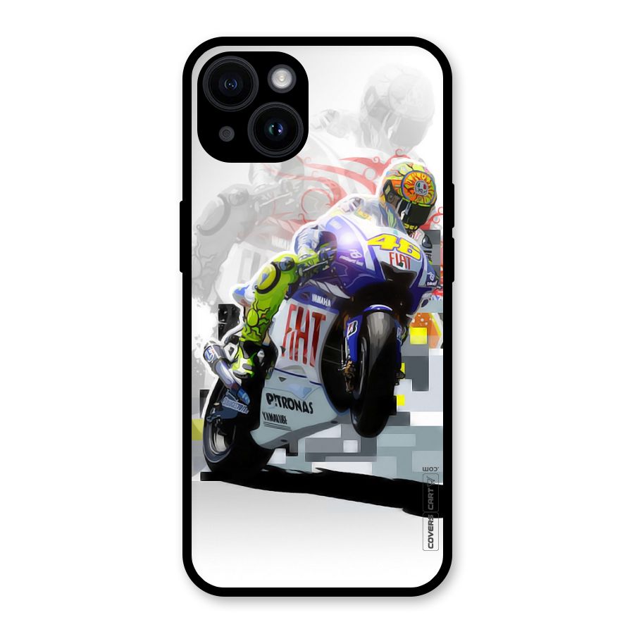 Valentino Rossi Glass Back Case for iPhone 14