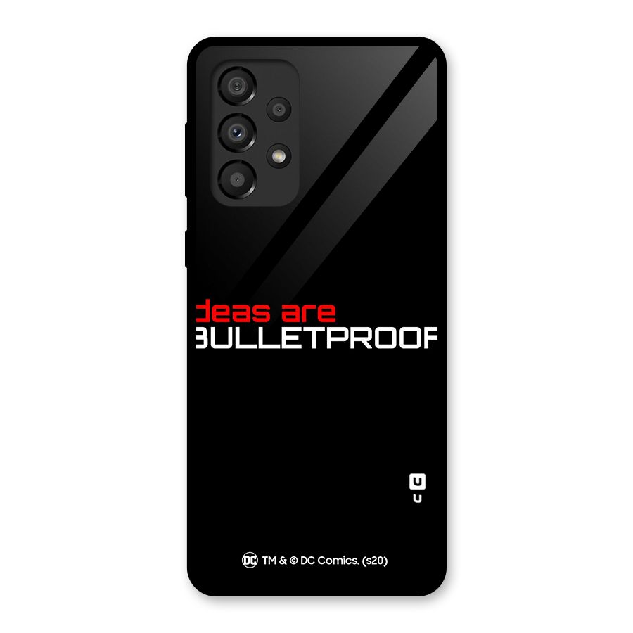 Vendetta Ideas are Bulletproof Glass Back Case for Galaxy A33 5G