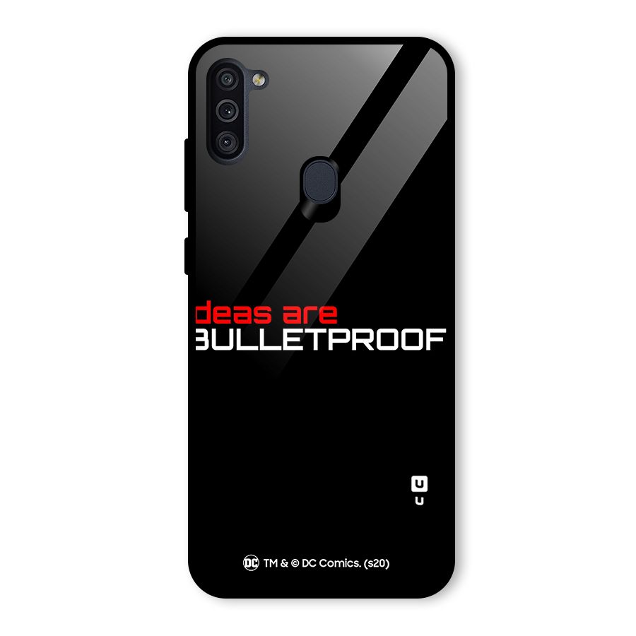 Vendetta Ideas are Bulletproof Glass Back Case for Galaxy M11