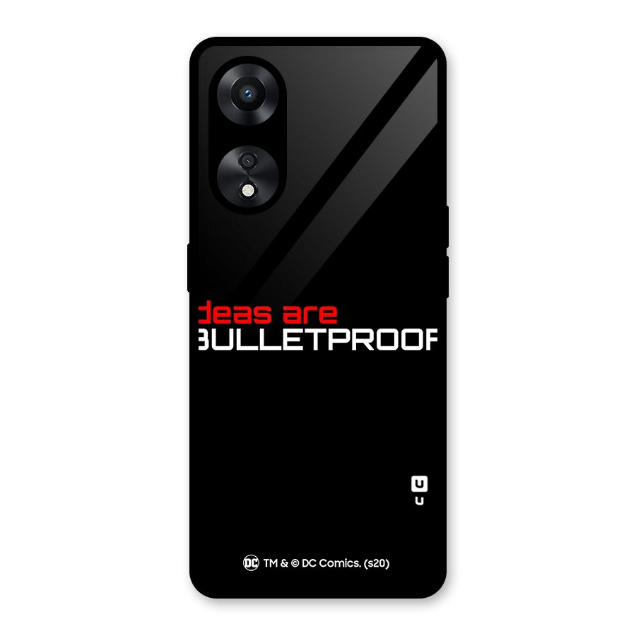 Vendetta Ideas are Bulletproof Glass Back Case for Oppo A78