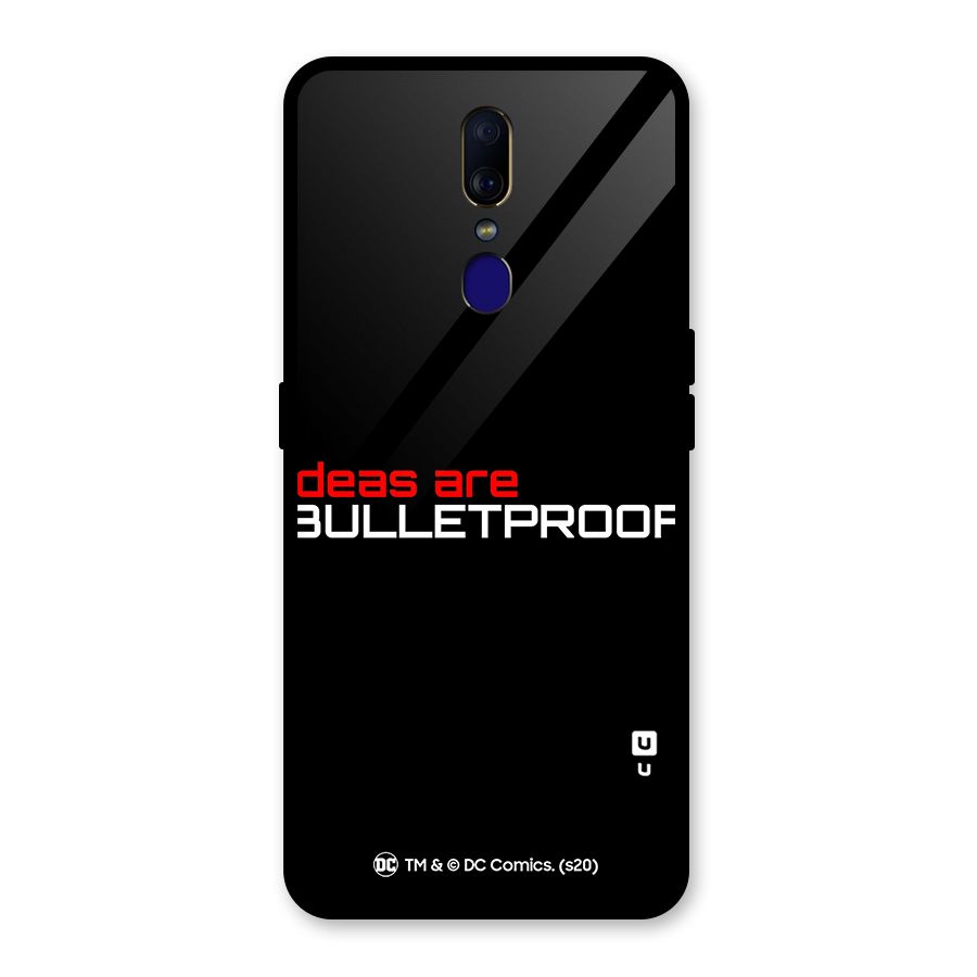 Vendetta Ideas are Bulletproof Glass Back Case for Oppo F11