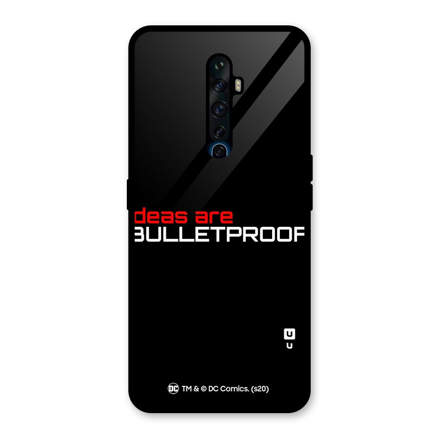 Vendetta Ideas are Bulletproof Glass Back Case for Oppo Reno2 Z