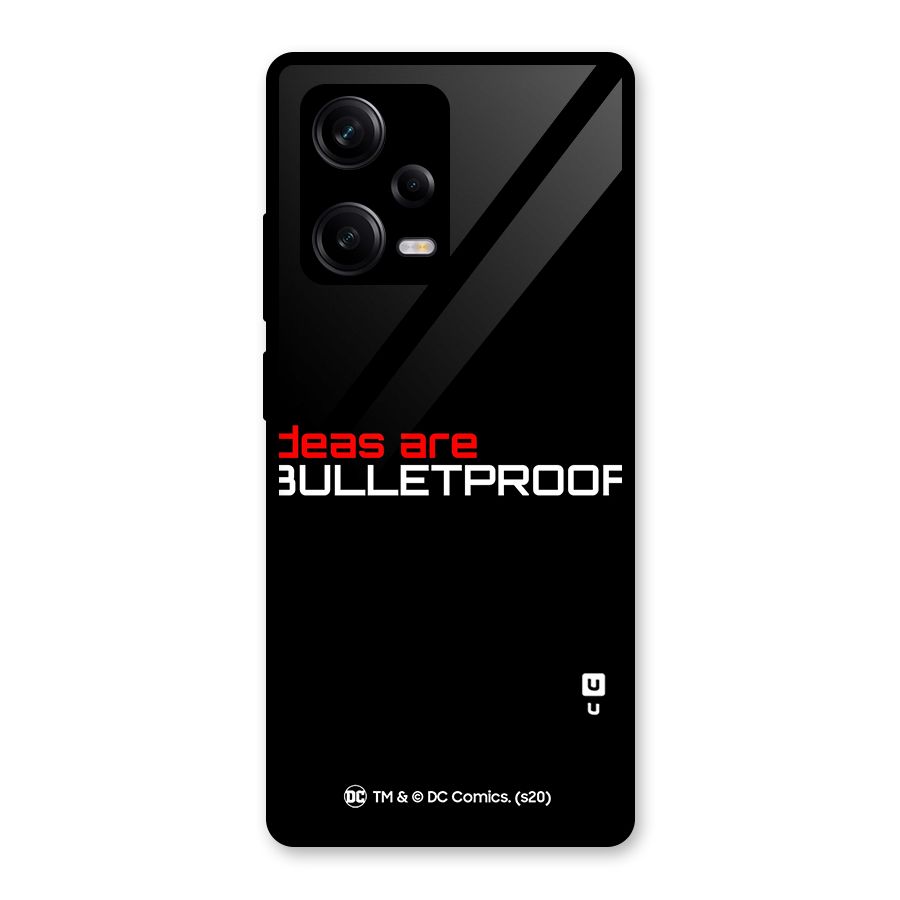 Vendetta Ideas are Bulletproof Glass Back Case for Redmi Note 12 Pro