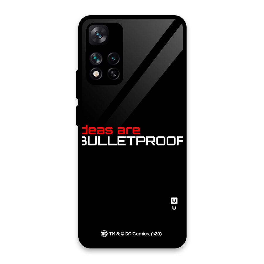 Vendetta Ideas are Bulletproof Glass Back Case for Xiaomi 11i HyperCharge 5G