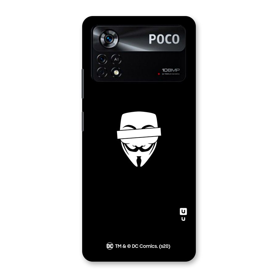 Vendetta Minimal Mask Back Case for Poco X4 Pro 5G