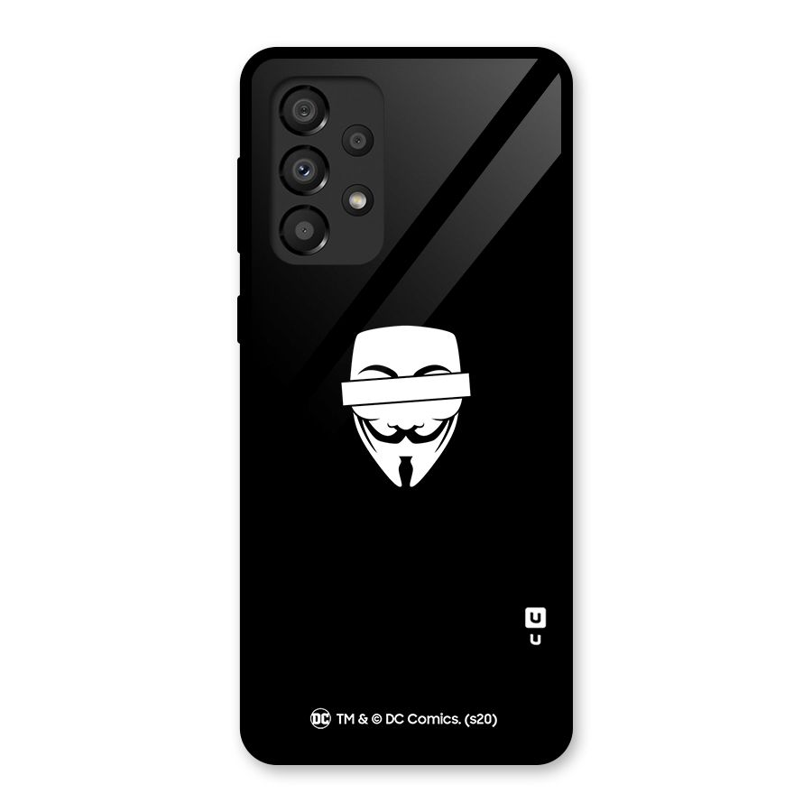 Vendetta Minimal Mask Glass Back Case for Galaxy A33 5G