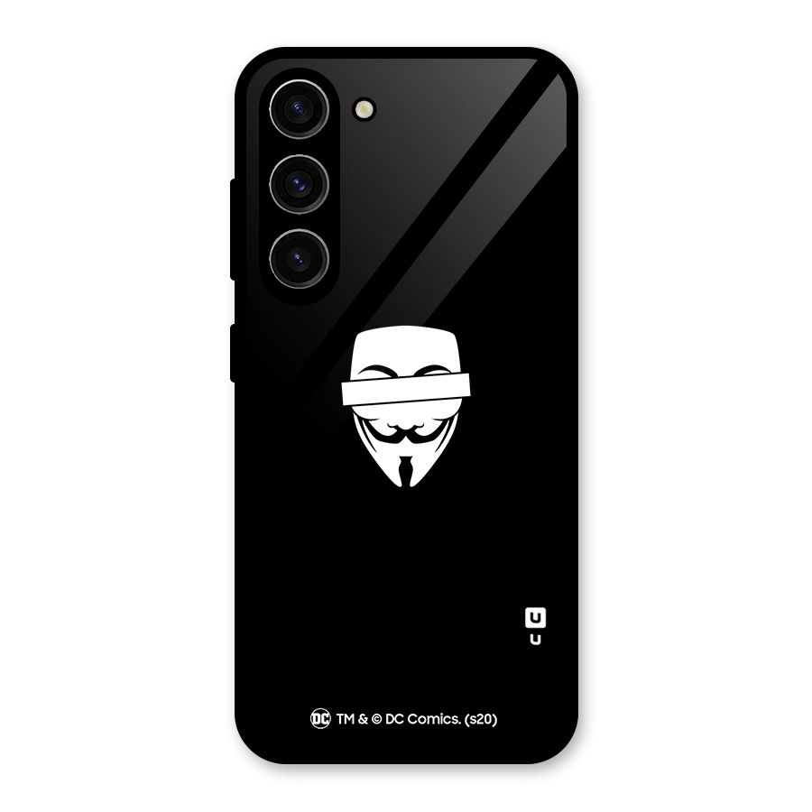 Vendetta Minimal Mask Glass Back Case for Galaxy S23