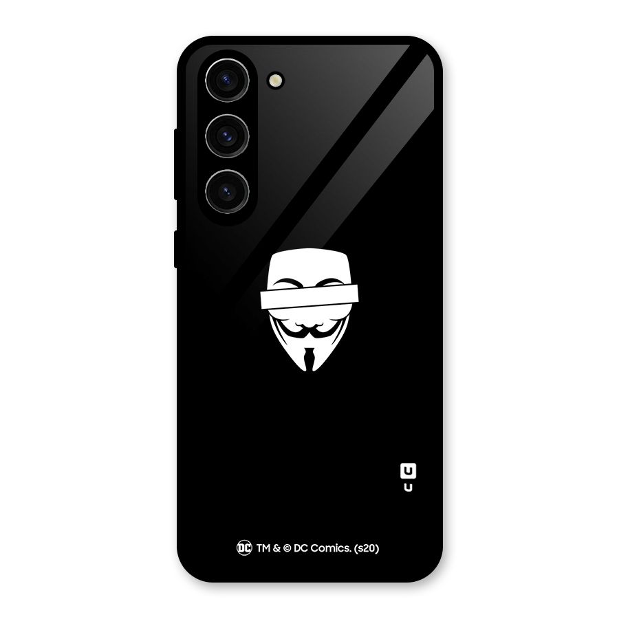 Vendetta Minimal Mask Glass Back Case for Galaxy S23 Plus
