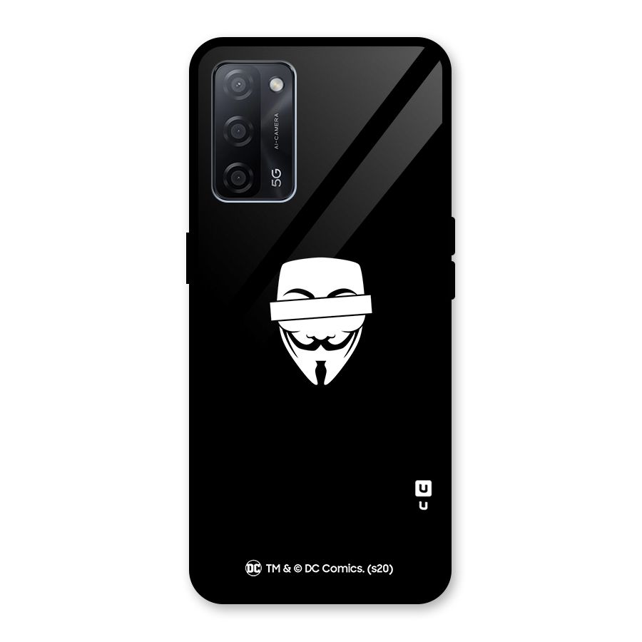 Vendetta Minimal Mask Glass Back Case for Oppo A53s 5G