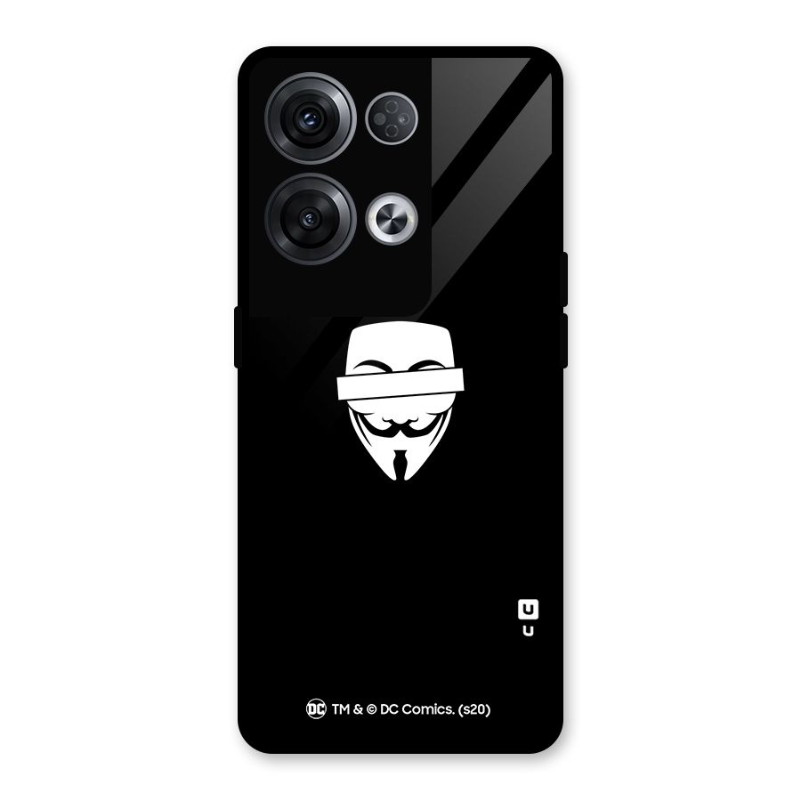 Vendetta Minimal Mask Glass Back Case for Oppo Reno8 Pro 5G