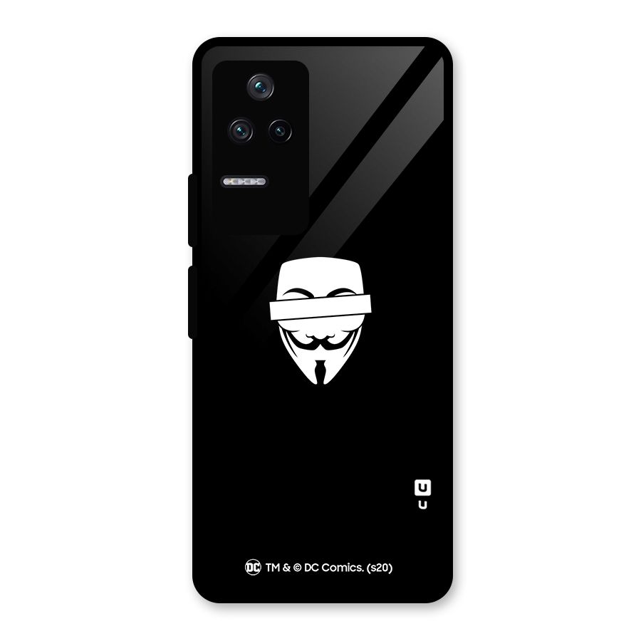 Vendetta Minimal Mask Glass Back Case for Poco F4 5G