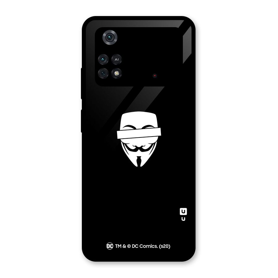 Vendetta Minimal Mask Glass Back Case for Poco M4 Pro 4G