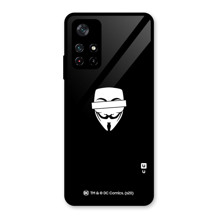 Vendetta Minimal Mask Glass Back Case for Poco M4 Pro 5G